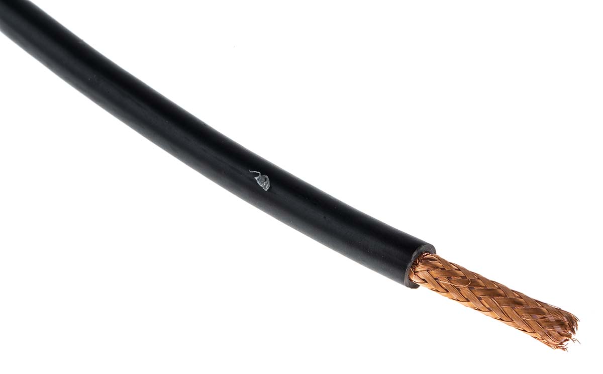 Belden MRG5900 Series, 500 m, RG59 Coaxial SDI Coaxial Cable 75 Ω, White, Black, Unterminated