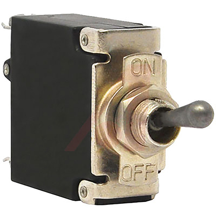 Carling Technologies MS-Series MS Thermal Circuit Breaker - 1-Pole, Panel, 10A Current Rating, 8000 A, 50V ac, 50 V dc