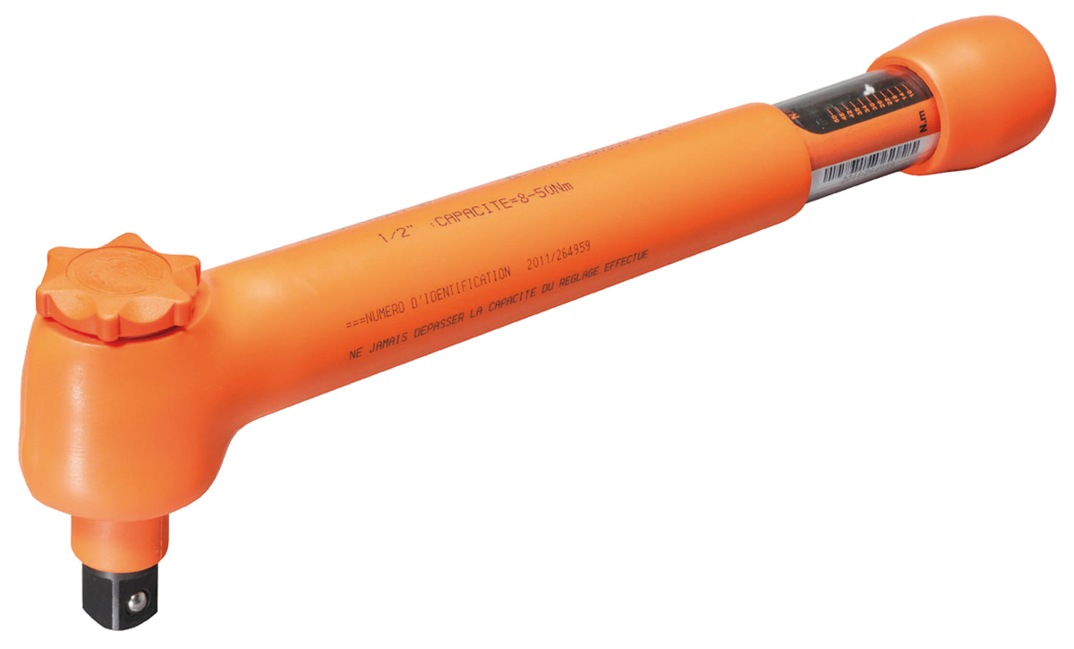 Penta Mechanical Torque Wrench, 8 To 50 Nm, 3/8 in Drive, Square Drive, 315mm Overall
