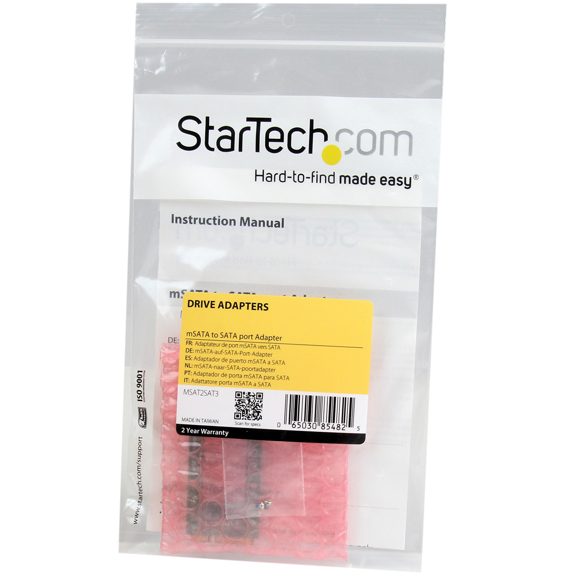 msat2sat3 StarTech.com 3.5 in Host Adapter 51 x 30 x 8 mm Micro SATA