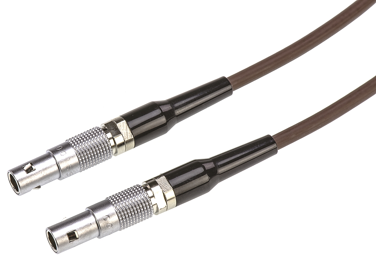 msb00250lte100 LEMO 50 Ω Coaxial Cable, 1 m