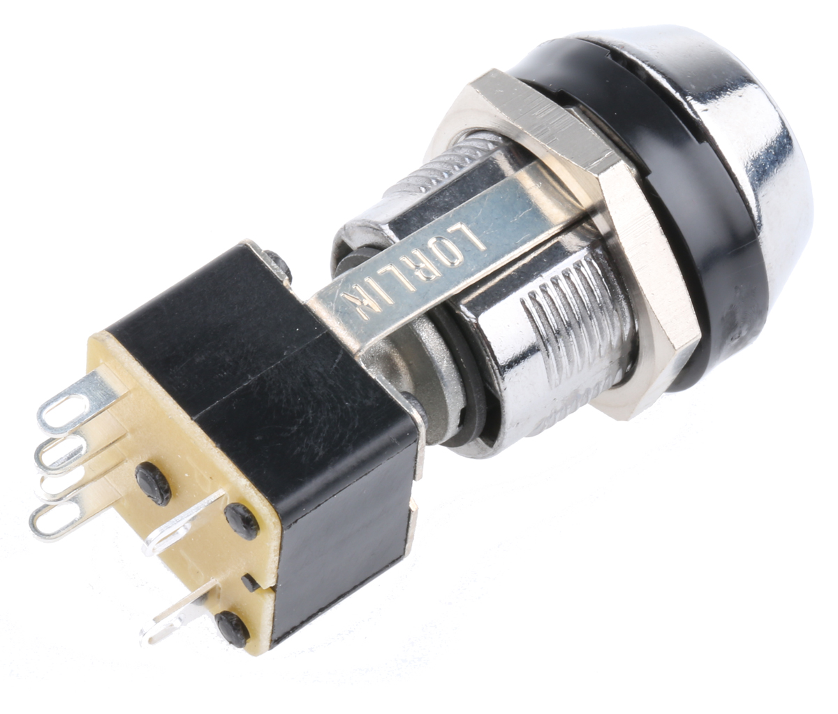 msl8613a Lorlin Key Switch, DPDT, 4A 1-Way Flat-Key