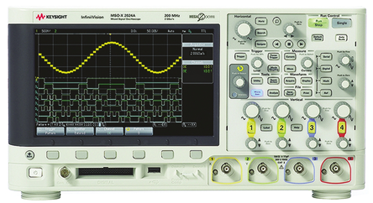 Keysight Technologies InfiniiVision 2000 X Series, 70 MHz Bench Oscilloscope 8-Channel