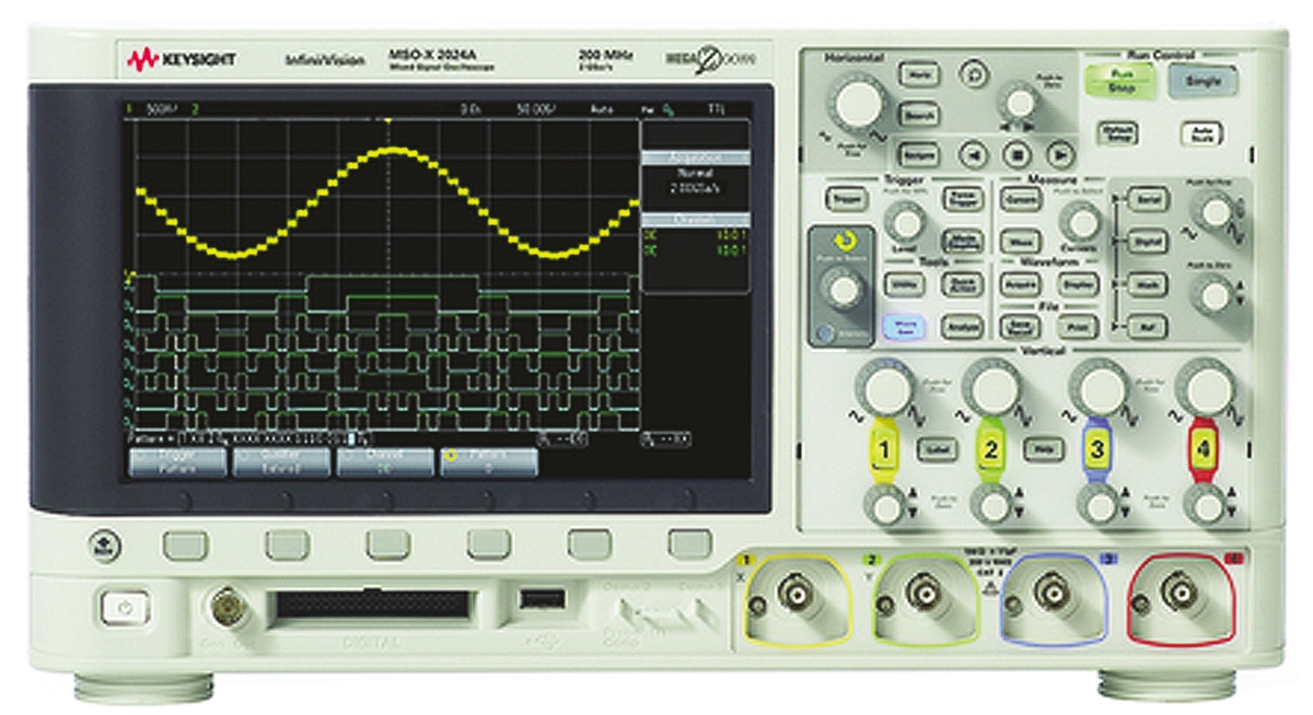 Keysight Technologies InfiniiVision 2000 X Series, 200 MHz Bench Oscilloscope 8-Channel