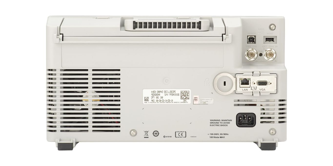 msox2024a Keysight Technologies InfiniiVision 2000 X Series, 200 MHz Bench Oscilloscope 8-Channel