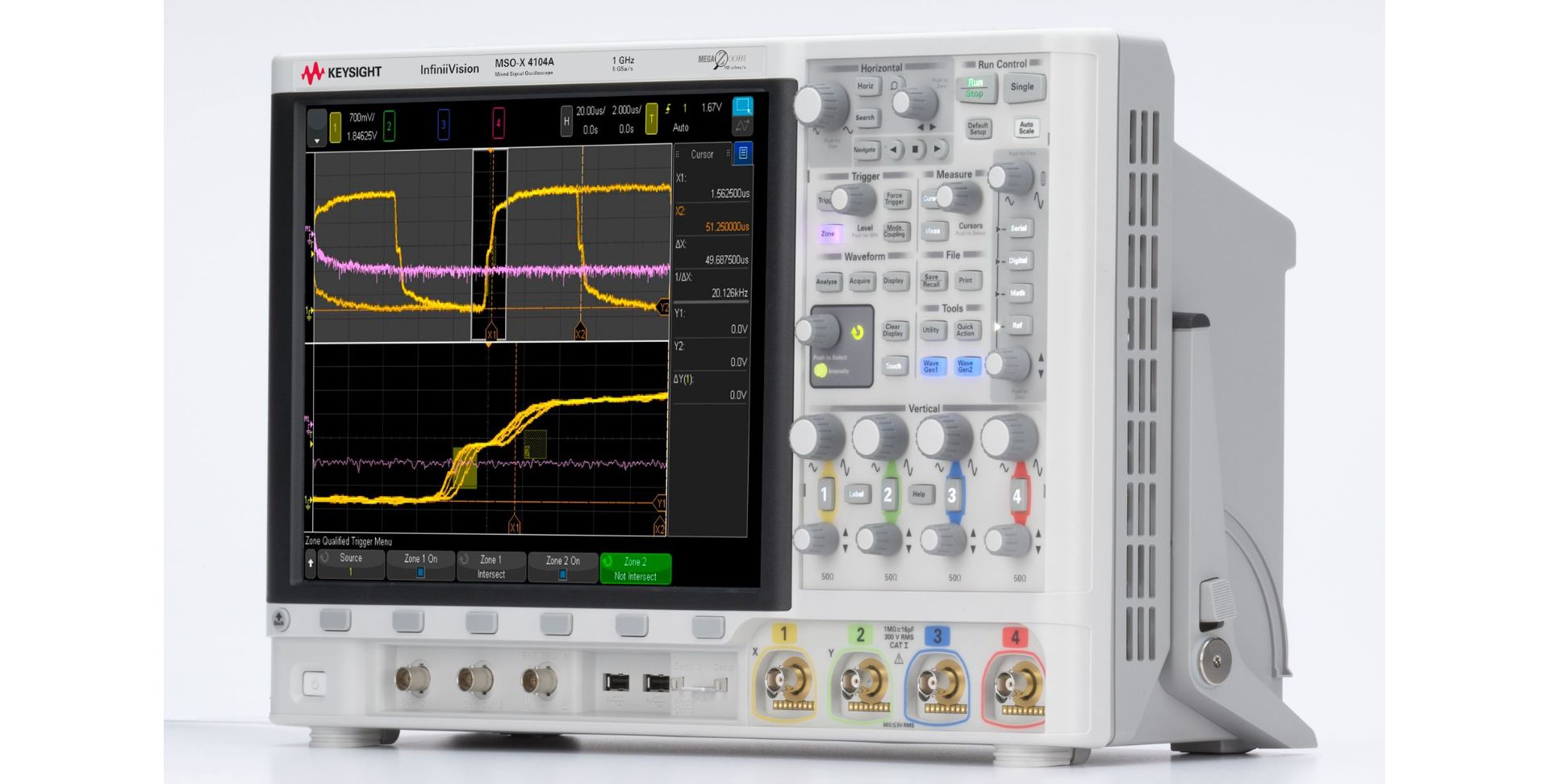 msox4022g Keysight Technologies 4000 g Series, 200 MHz Bench Oscilloscope 16-Channel