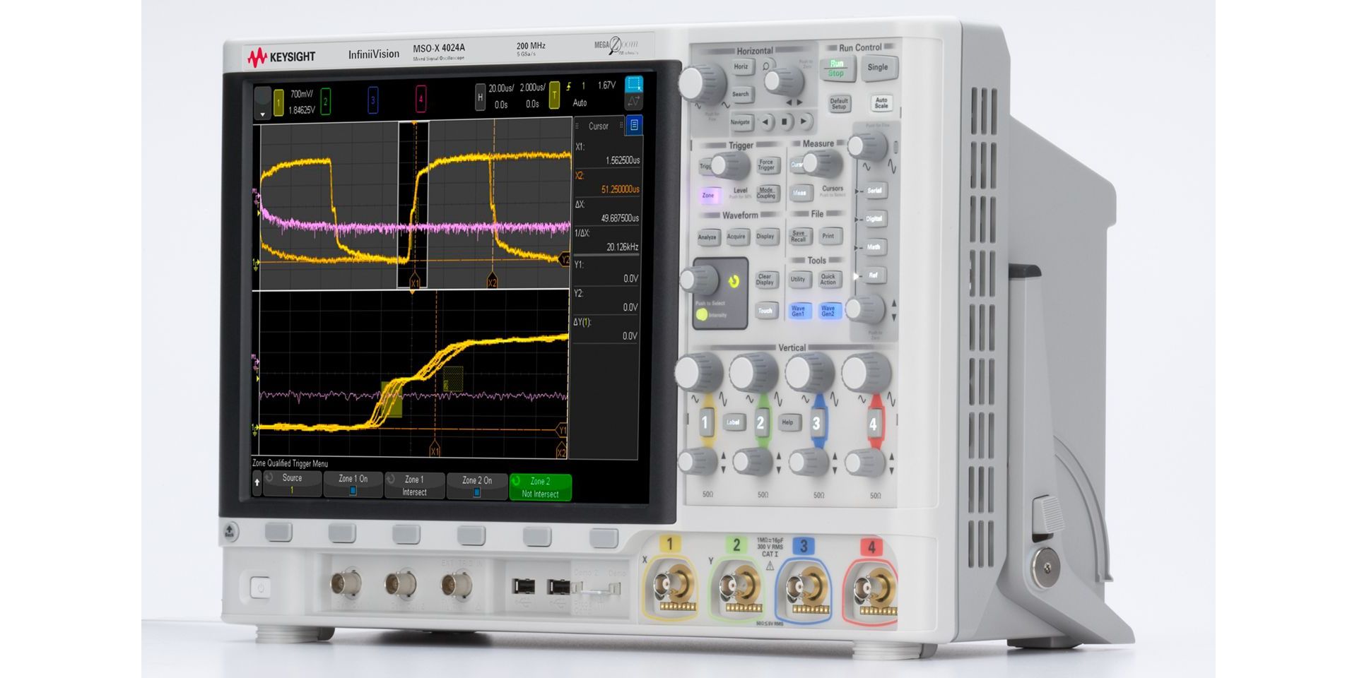 msox4024g Keysight Technologies 4000 g Series, 200 MHz Bench Oscilloscope 16-Channel