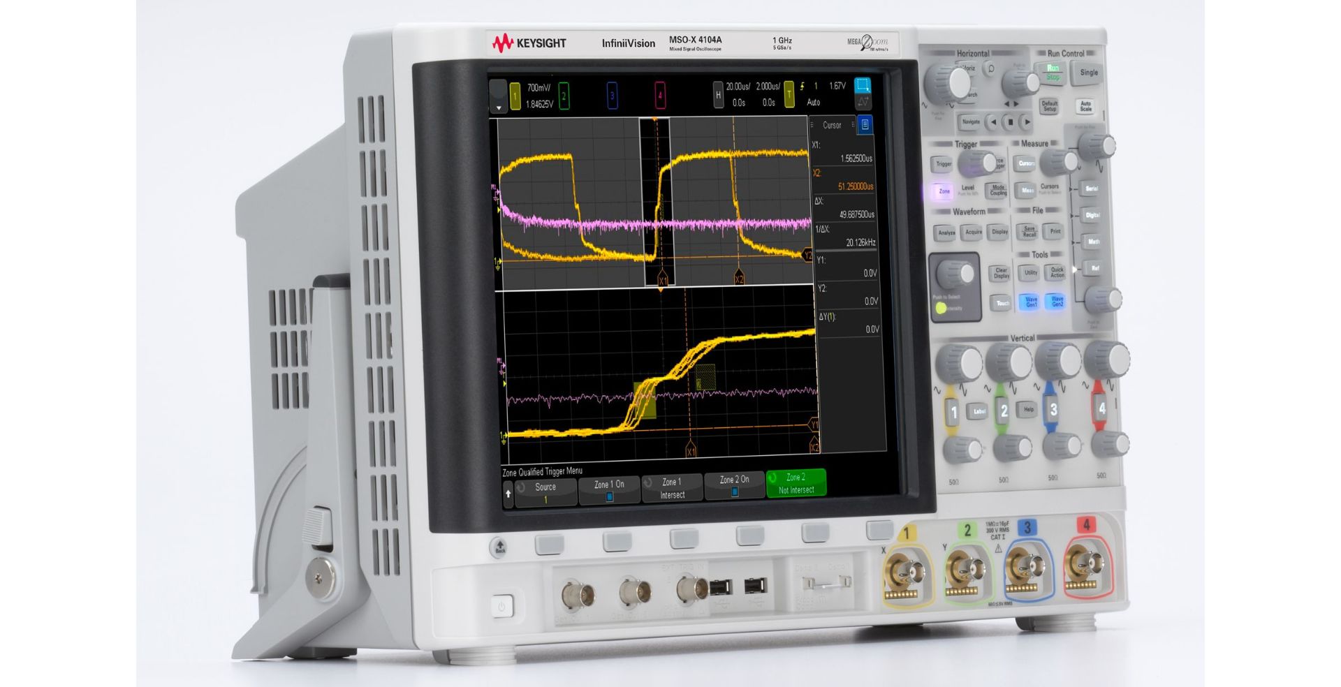 msox4052g Keysight Technologies 4000 g Series, 500 MHz Bench Oscilloscope 16-Channel