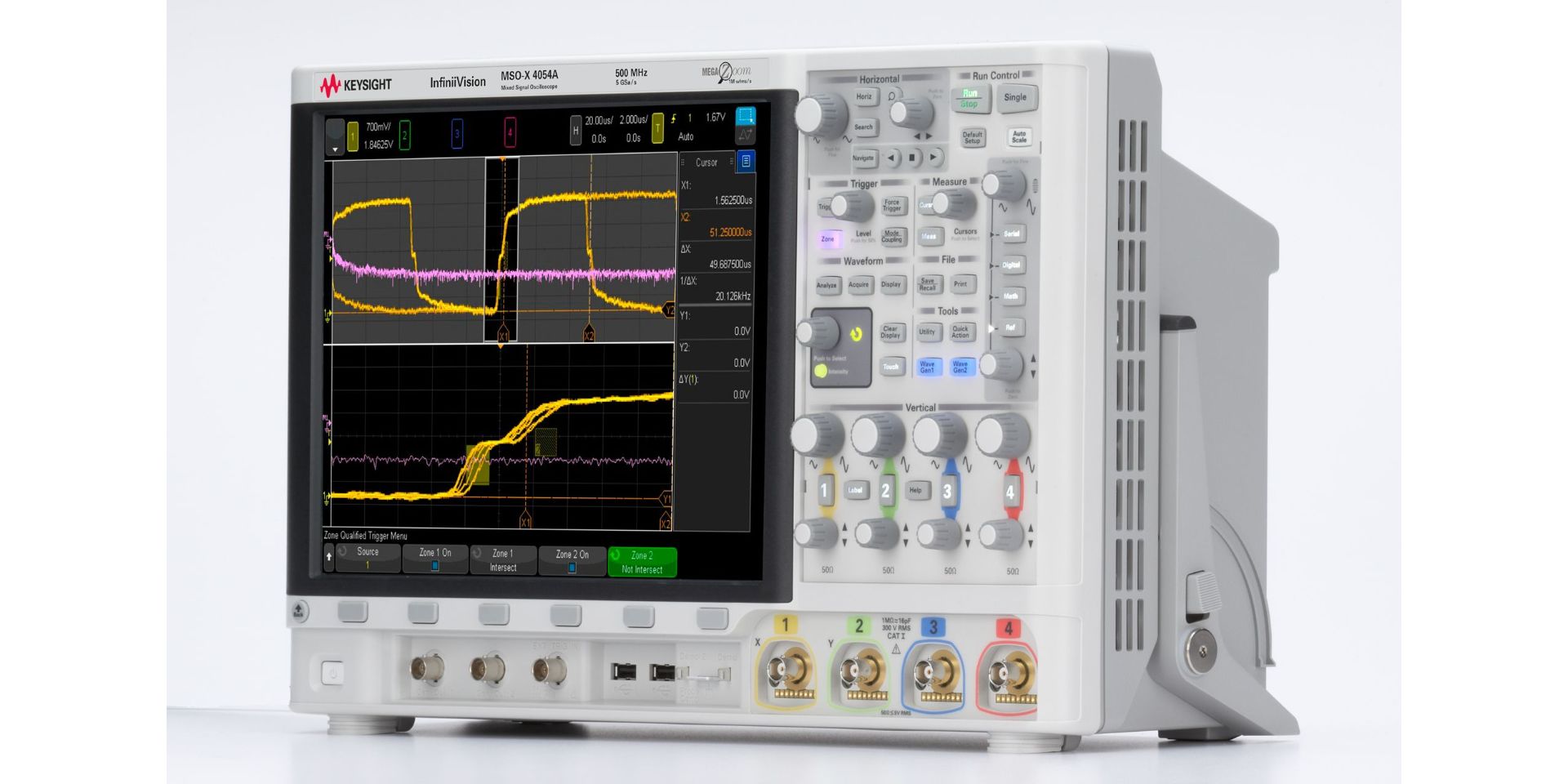 msox4054g Keysight Technologies 4000 g Series, 500 MHz Bench Oscilloscope 4-Channel