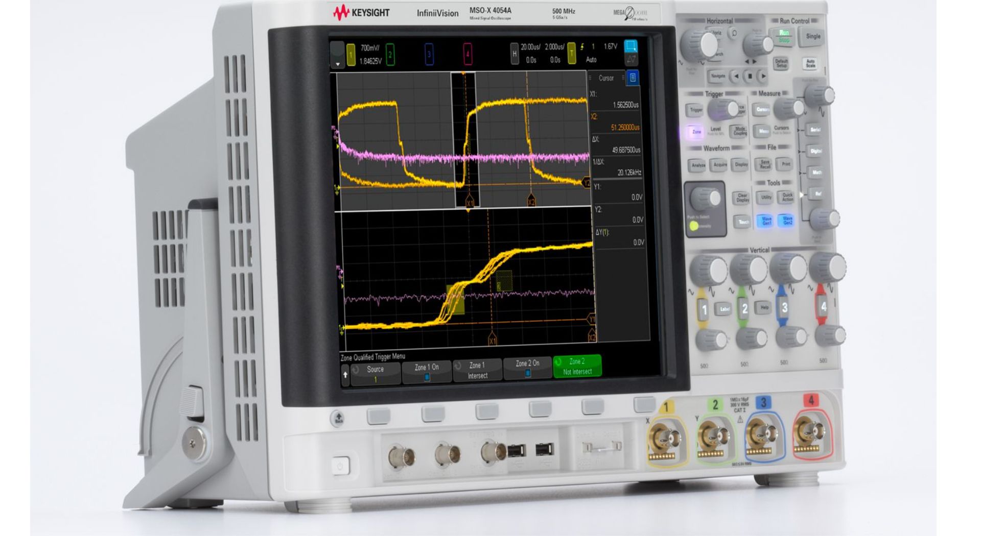 msox4054g Keysight Technologies 4000 g Series, 500 MHz Bench Oscilloscope 4-Channel
