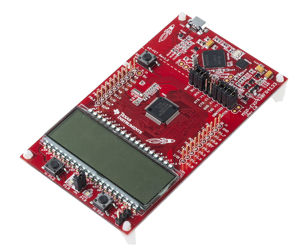 Texas Instruments MSP430FR4133 Microcontroller LCD Development Kit MSP-EXP430FR4133