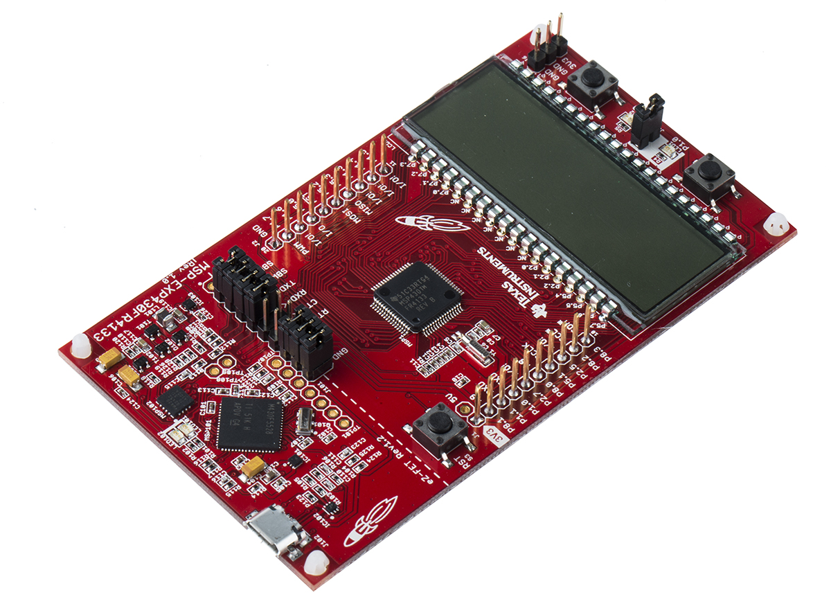 msp-exp430fr4133 Texas Instruments MSP430FR4133 Microcontroller LCD Development Kit MSP-EXP430FR4133