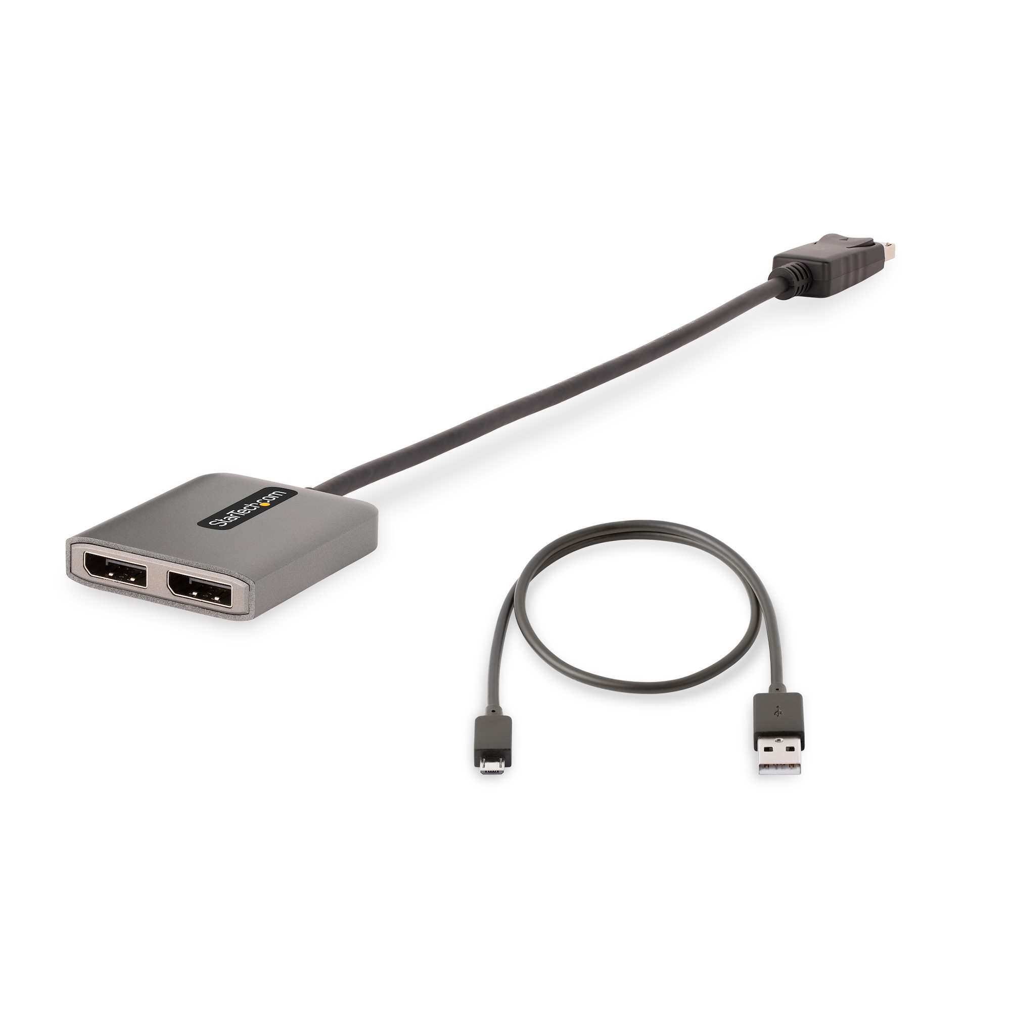 mst14dp122dp StarTech.com 2 Port USB Type B Adapter, USB Powered, 43 mm 14 mm 105mm