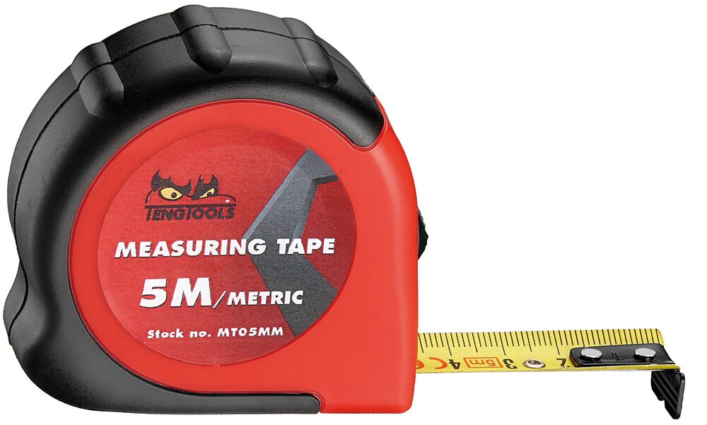 Teng Tools 8 m Tape Measure, Millimetre