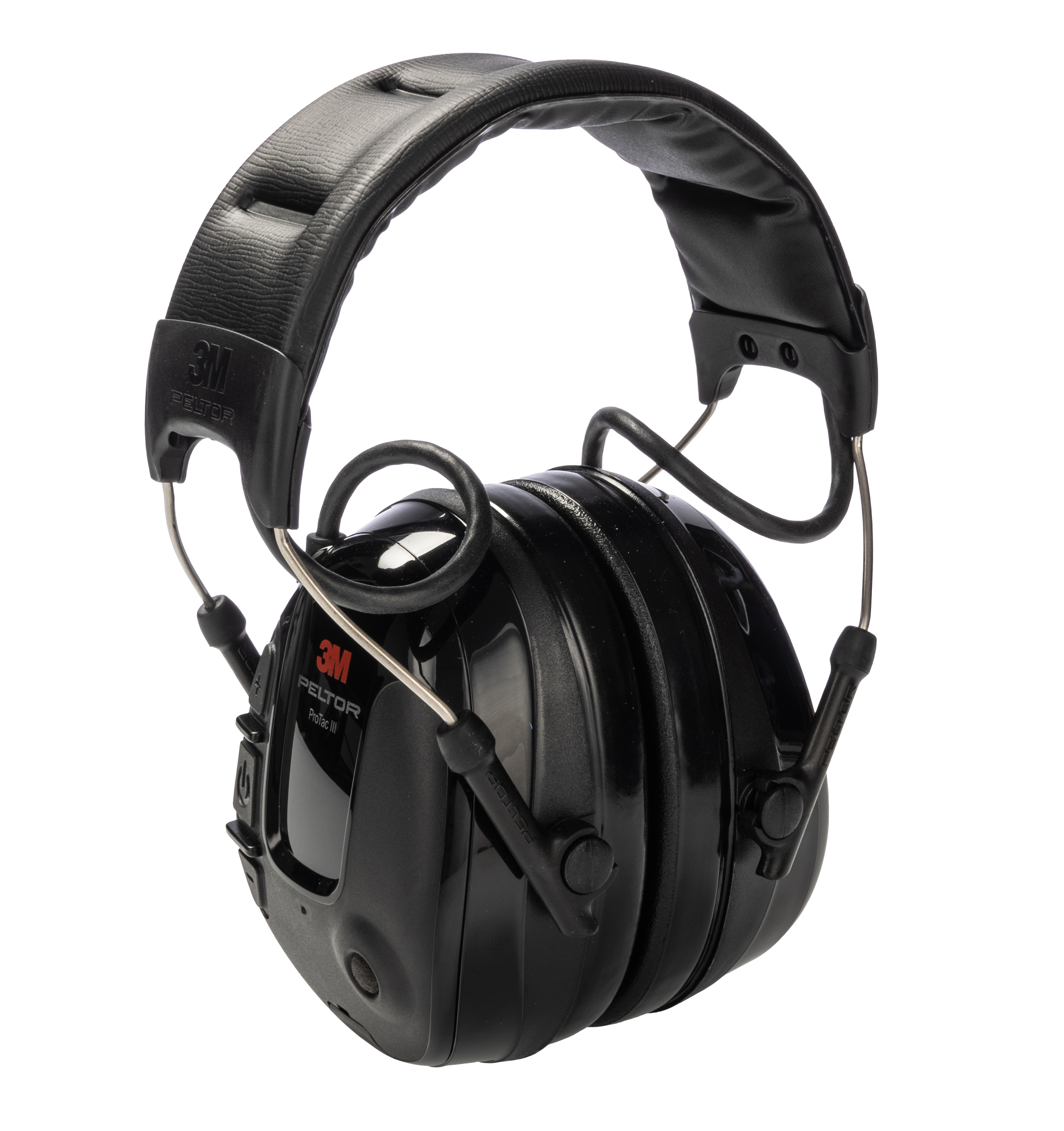 3M PELTOR ProTac III Listen Only Electronic Ear Defenders with Headband, 26 dB, Black