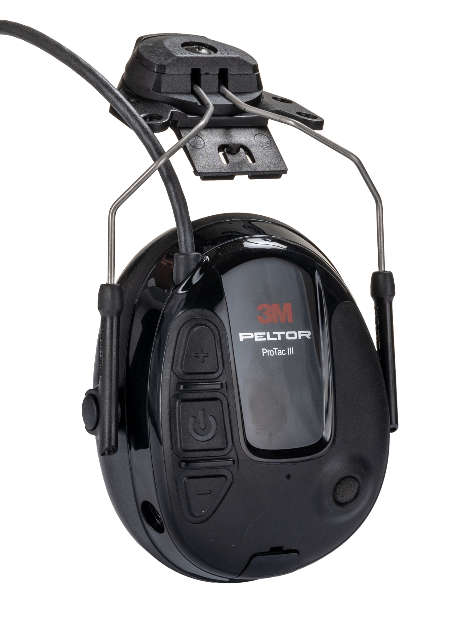 mt13h220p3e 3M PELTOR ProTac III Listen Only Electronic Ear Defenders with Headband, 25 dB, Black