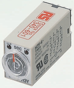 Tempatron MT Series Timer Relay, 4-Contact 110V ac, 1.5 to 30 min, 1-Function, 4PDT Switch Configuration