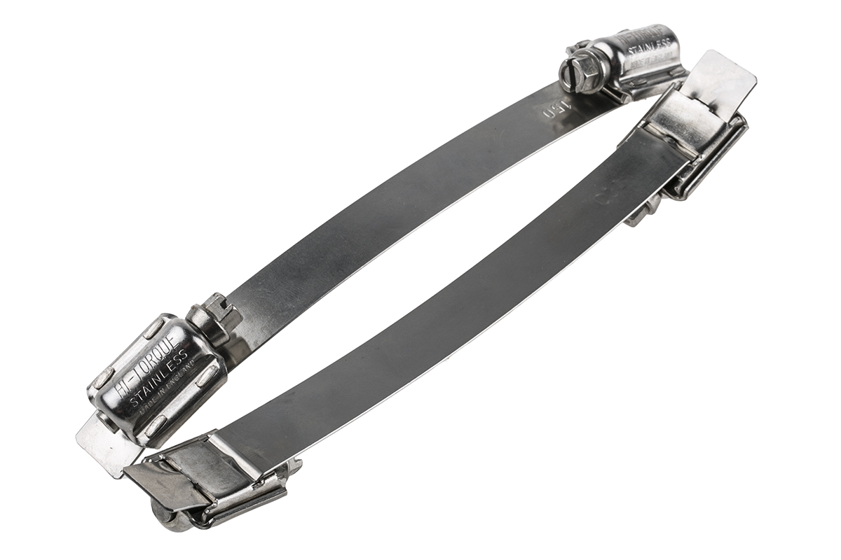 JCS Hi-Torque 5 Piece Stainless Steel Hose Clip Kit
