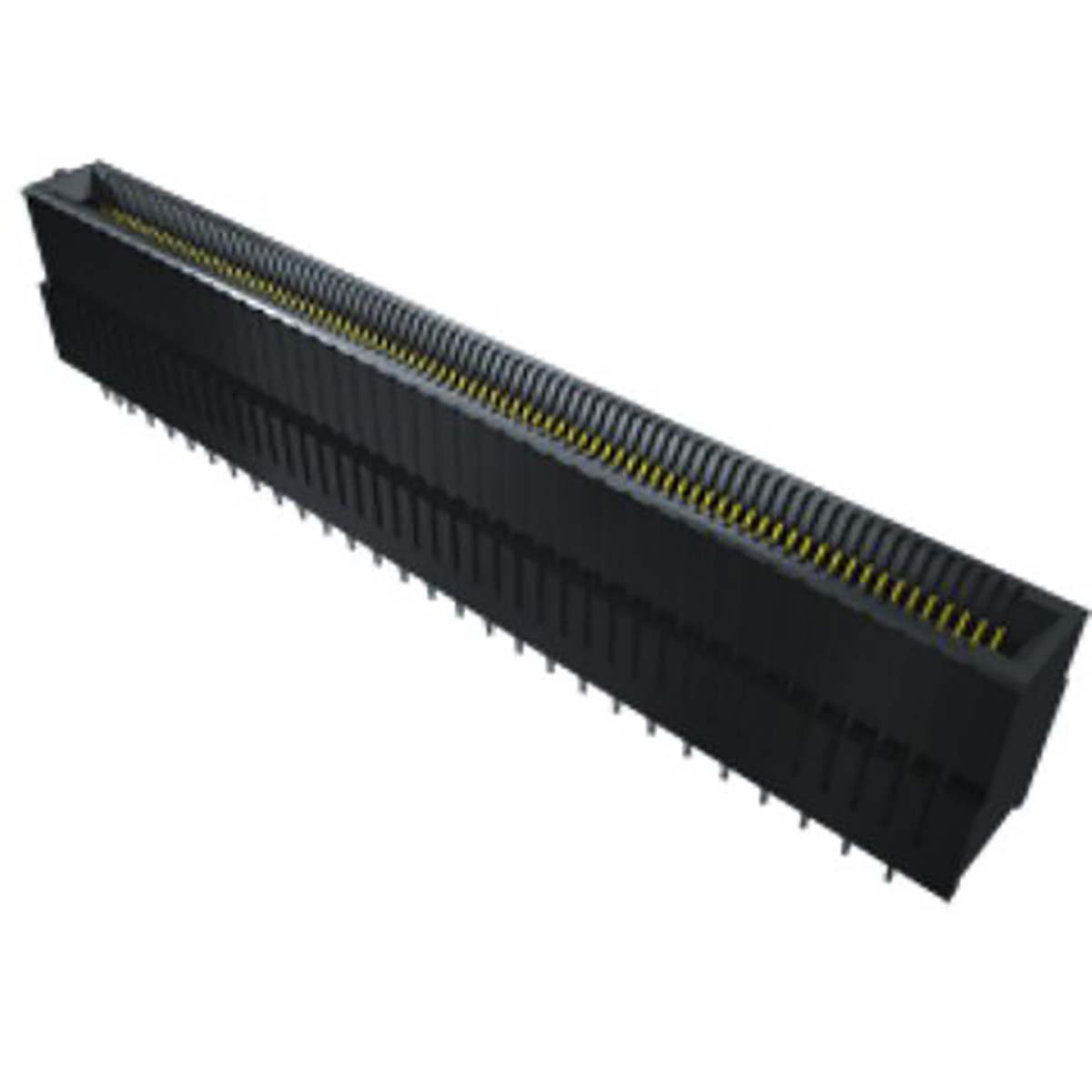 Samtec MTCA Series Straight Edge Connector Female, Surface Mount, 170-Contacts, 0.75 mm Pitch, 2 Row, Solder