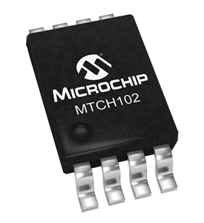 Microchip MTCH102-I/MS Capacitive Touch Screen Controller Simple I/O Touch Screen Controller, 8-Pin MSOP