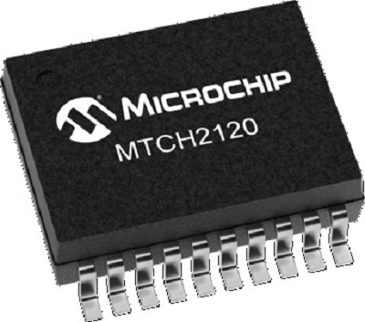 Microchip MTCH2120-V/SS Capacitive Touch Screen Sensor I2C Sensor, 20-Pin SSOP