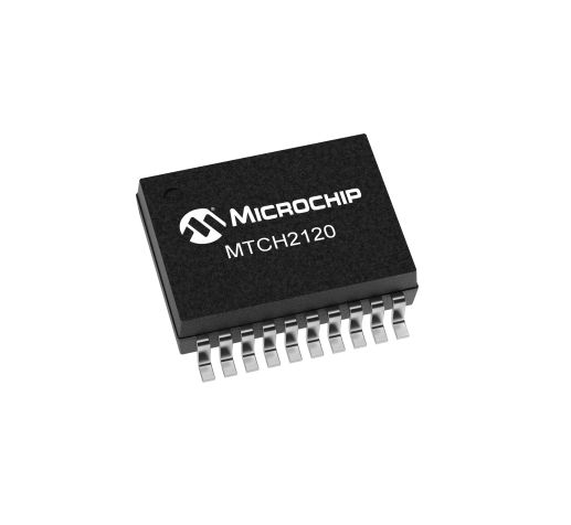 Microchip MTCH2120T-V/REB Capacitive Touch Screen Controller, 10 bit I2C 2 Wire, 20-Pin VQFN