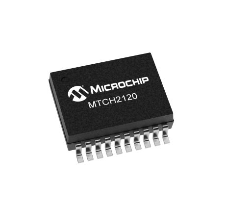 Microchip MTCH2120T-V/SO Capacitive Touch Screen Controller, 10 bit I2C 2 Wire, 20-Pin SOIC
