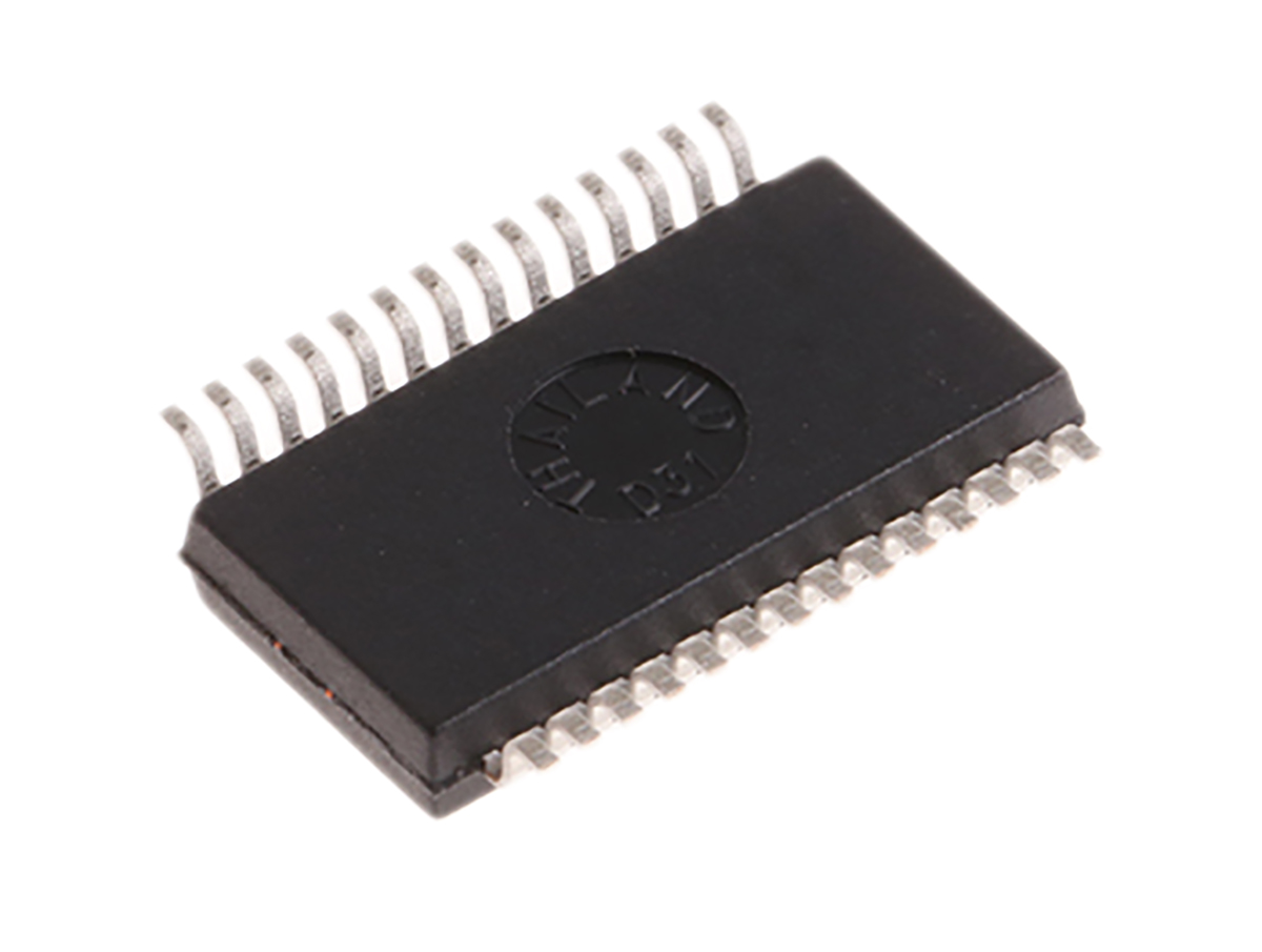 mtch6102-iss Microchip Capacitive Touch Screen Controller, 12 bit 400 kbps I2C Touch Screen Controller, 28-Pin SSOP