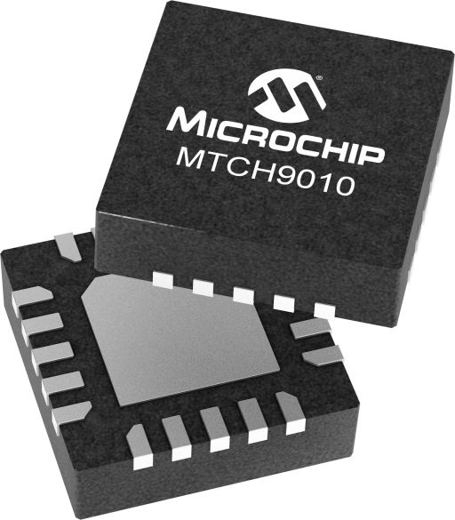 Microchip MTCH9010-E/REB Capacitive Touch Screen Sensor Digital Output, 20-Pin VQFN