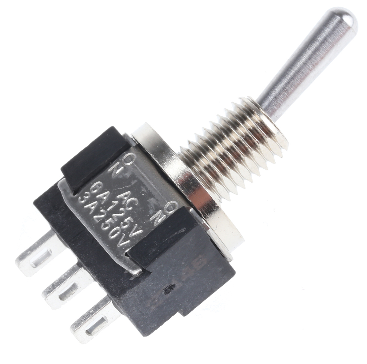 KNITTER-SWITCH Toggle Switch, Panel Mount, On-On, SPDT, Solder Terminal, 30 V dc, 250 V ac
