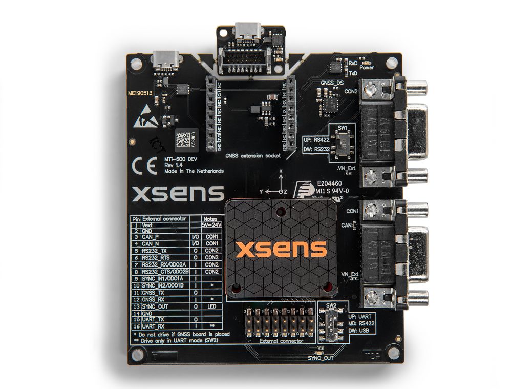 Xsens MTi-630 Development Kit for MTi-630-DK MTi-610, MTi-620, MTi-630
