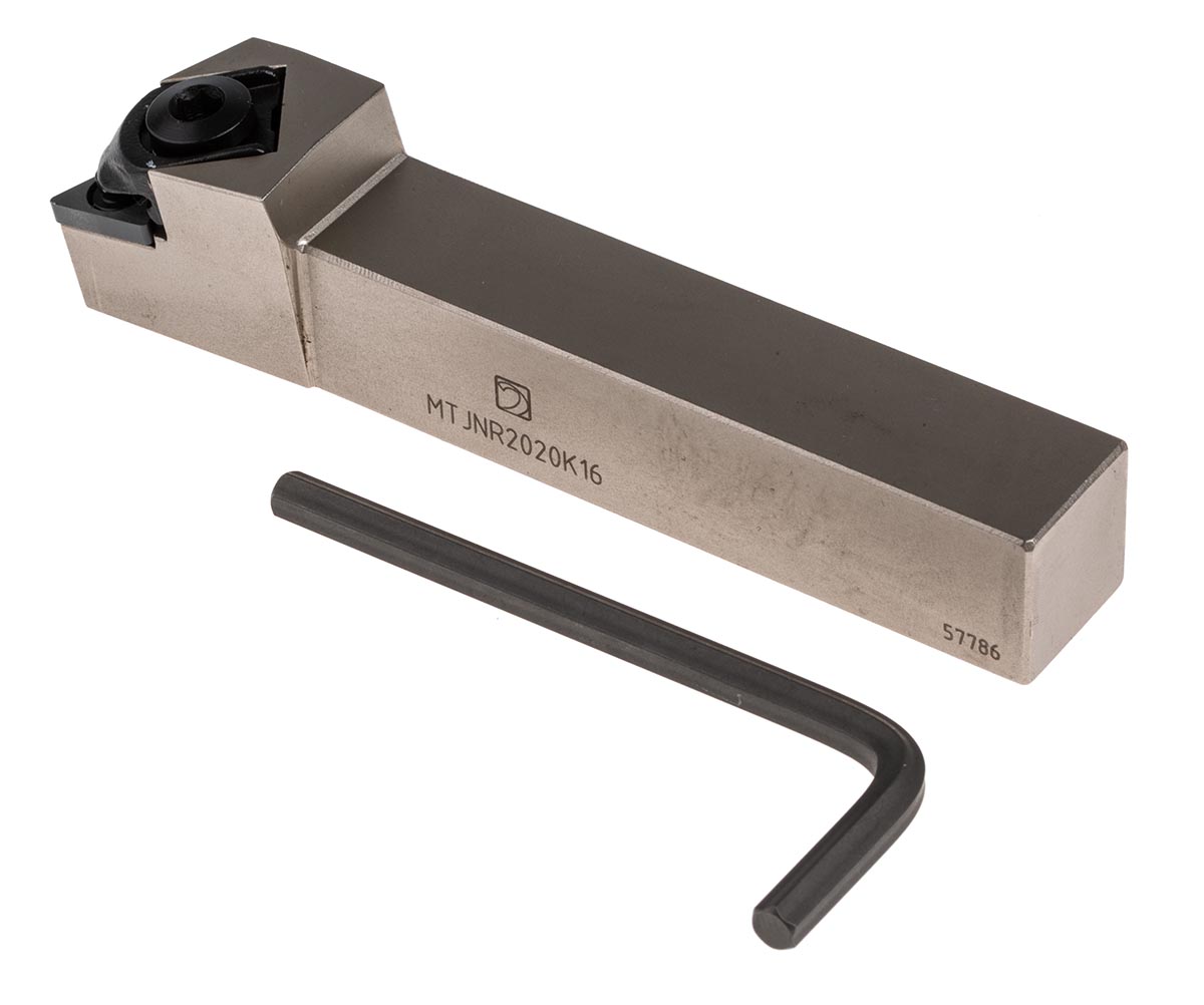 Pramet Lathe Tool Holder for Use with TN/TNM Inserts, 25 mm Height, 93 ° Approach, 125 mm Length