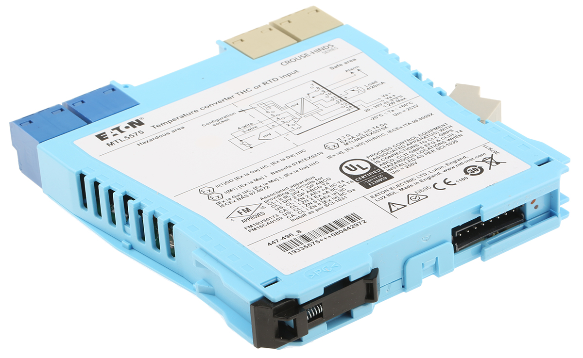 mtl5575 Eaton Zener Barrier, THC/RTD Input + Alarm, ATEX