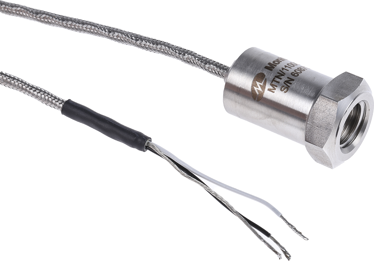 Monitran Vibration Sensor, 8 mA Max, -55 °C → 140 °C