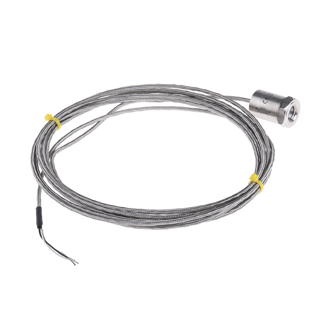 Monitran Vibration Sensor 50 g, 20 mA Max, 32 V dc Max, -25 °C → 90 °C