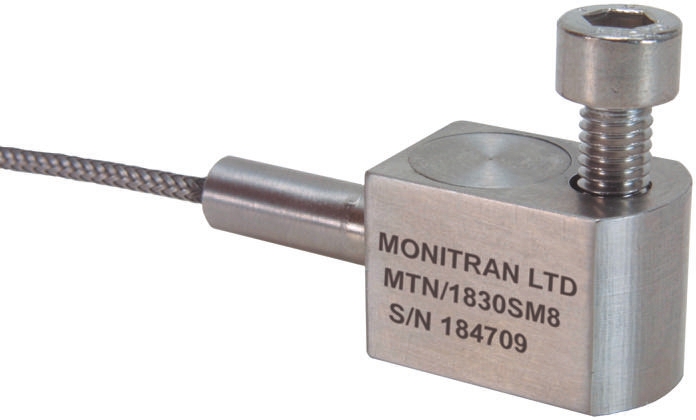 Monitran Vibration Sensor, 8 mA Max, -10 °C → 140 °C