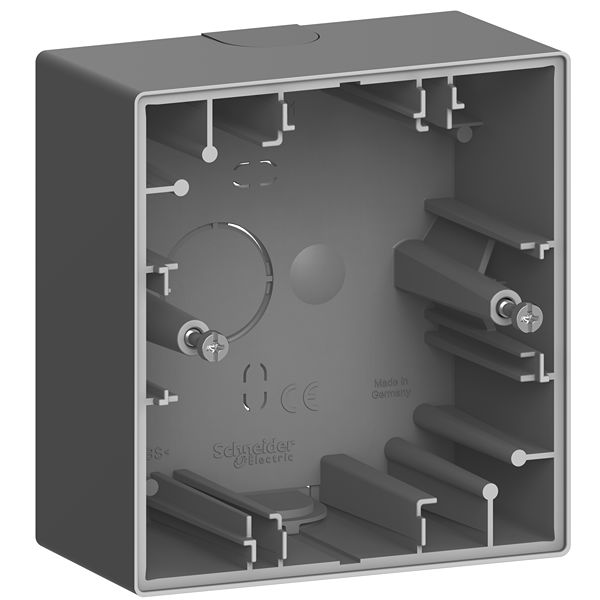 Schneider Electric Merten Grey ABS Back Box Mounting Frame, Surface Mount, 1 Gangs