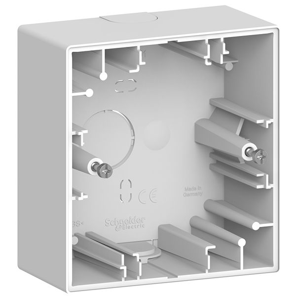 Schneider Electric Merten White ABS Back Box Mounting Frame, Surface Mount, 1 Gangs