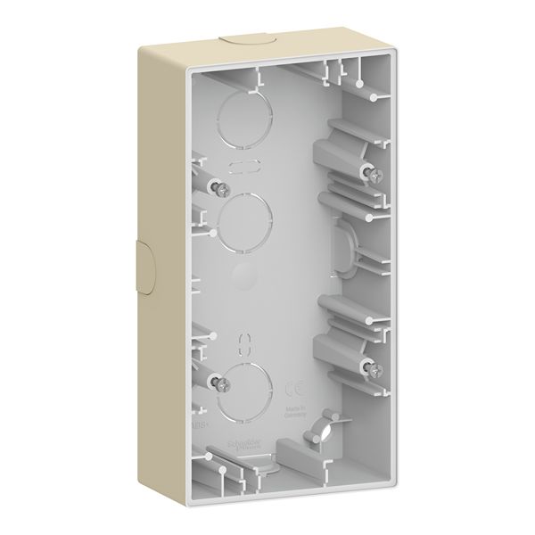 Schneider Electric Merten White ABS Back Box Mounting Frame, Surface Mount, 2 Gangs