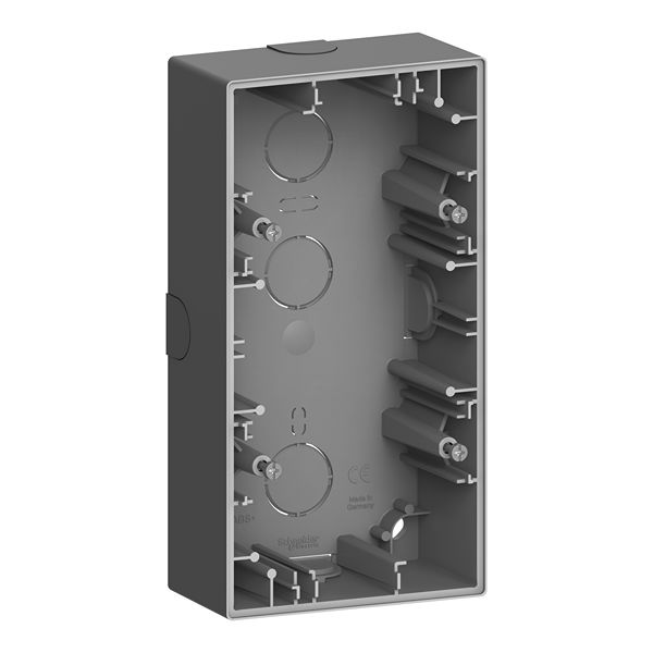 Schneider Electric Merten Grey ABS Back Box Mounting Frame, Surface Mount, 1 Gangs