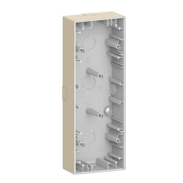 Schneider Electric Merten White ABS Back Box Mounting Frame, Surface Mount, 3 Gangs
