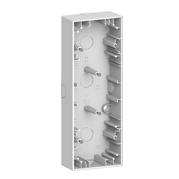 Schneider Electric Merten White ABS Back Box Mounting Frame, Surface Mount, 3 Gangs