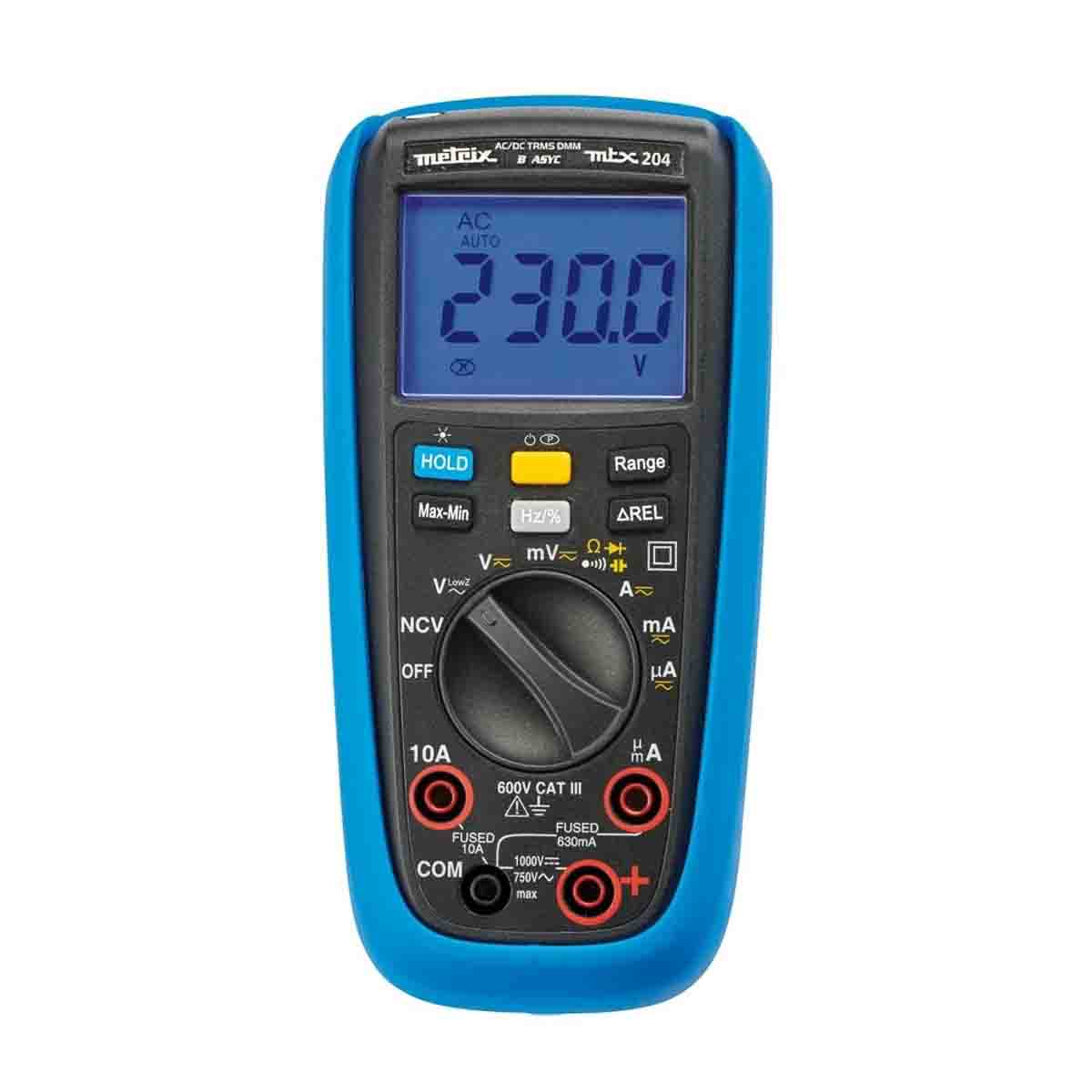 Metrix MTX204 Handheld Digital Multimeter True RMS