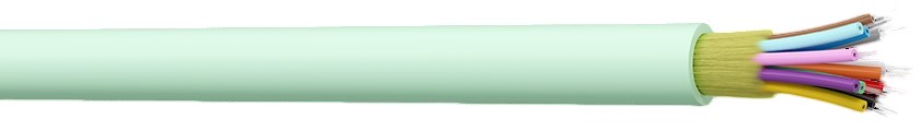 CAE Multimedia Connect OM3 Fibre Optic Cable, 6.3 mm Low Smoke Zero Halogen, Blue, 100 m