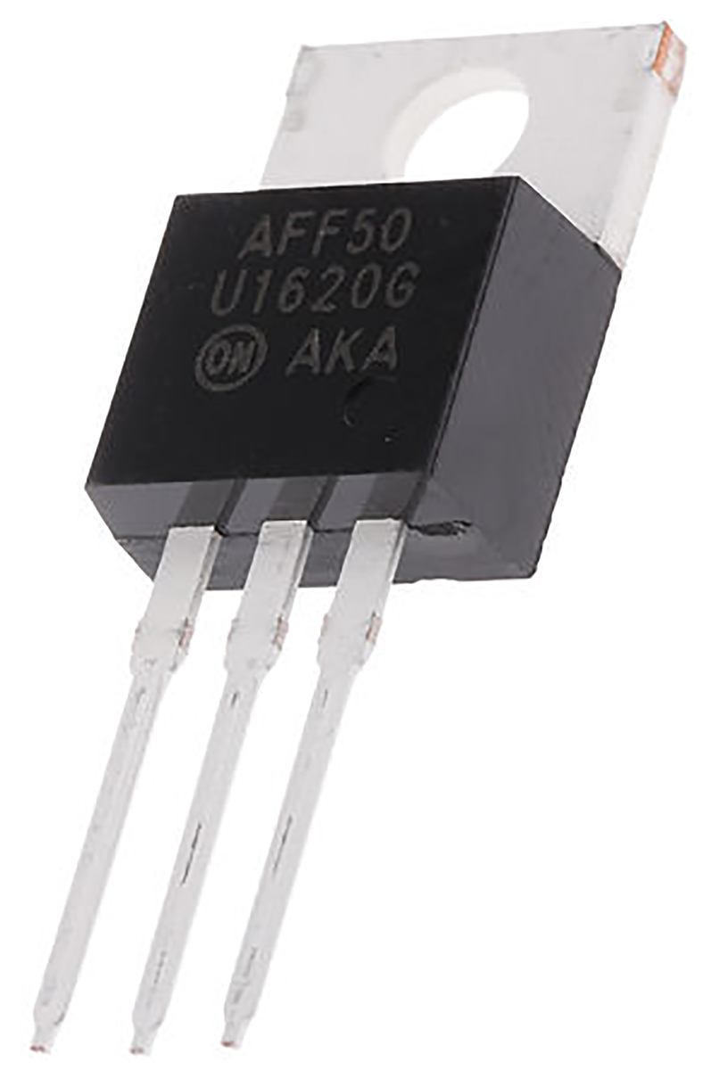 onsemi 200 V 16 A Switching Diode Switching 3-Pin TO-220 MUR1620CTG