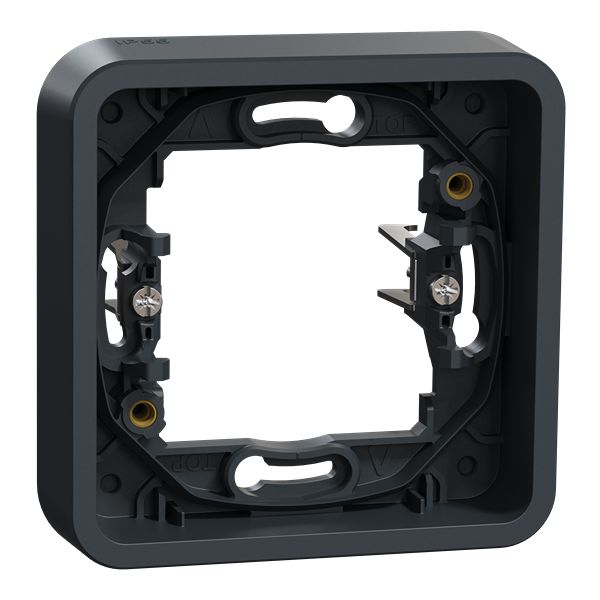 Schneider Electric Mureva Styl Grey ABS Back Box Mounting Frame, IP55, Surface Mount, 1 Gangs 44 mm 84mm 19 mm