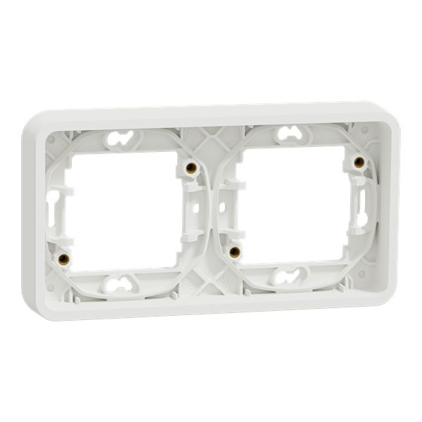 Schneider Electric Mureva Styl White Polycarbonate Back Box, IP55, Flush Mount 19 mm 84mm 19 mm