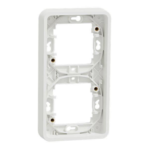 Schneider Electric Mureva Styl White Polycarbonate Back Box, IP55, Flush Mount 19 mm 155mm 19 mm