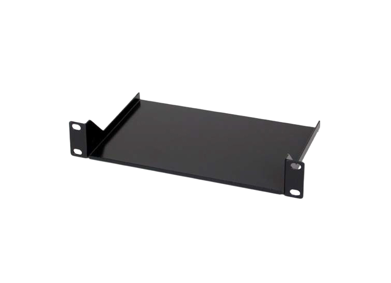 TUK Limited miniMEDIA Series Black Cantilever Shelf, 1 U, 5kg Load, 254mm x 150 mm x 150 mm x 150 mm