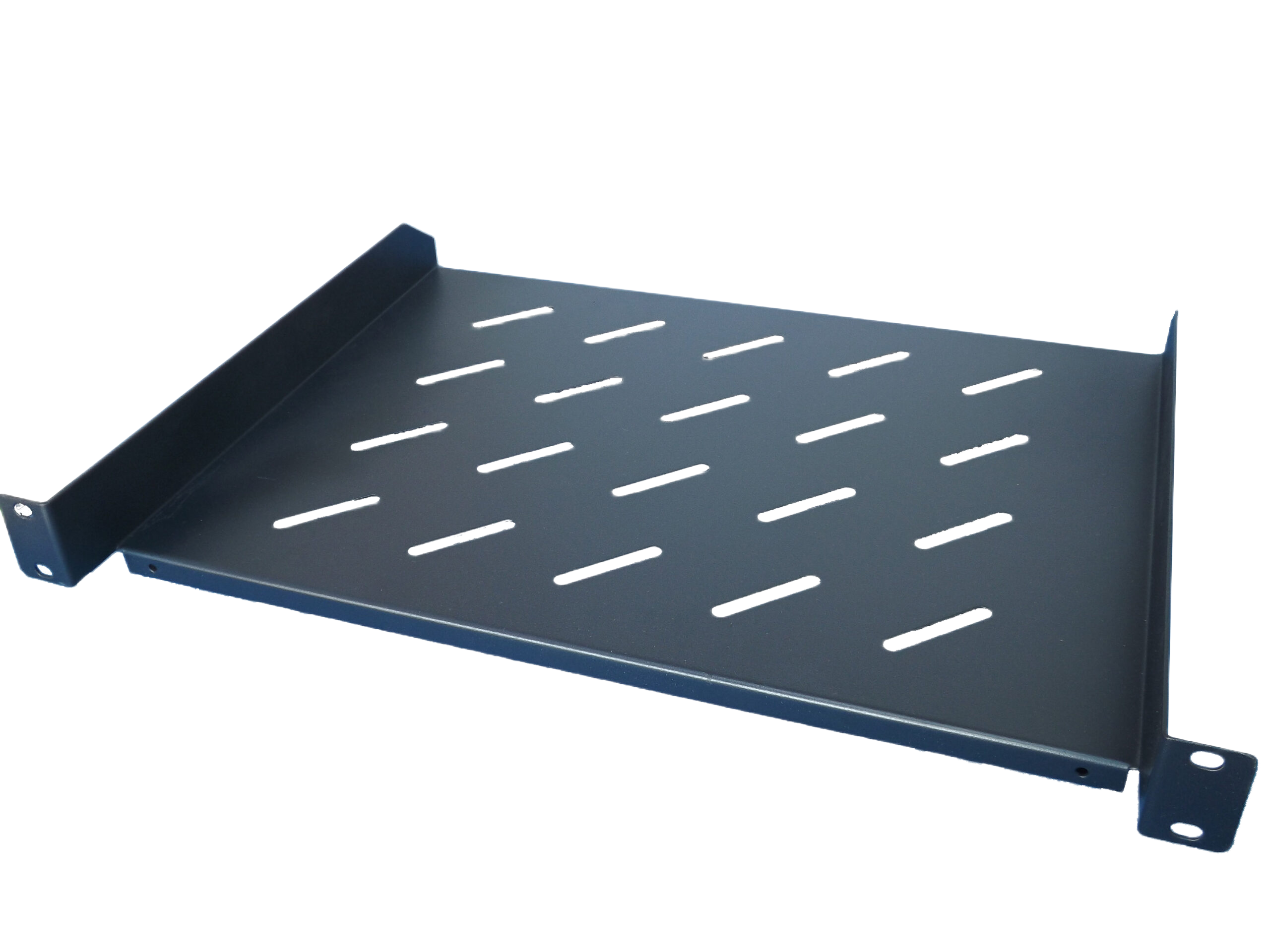 TUK Limited miniMEDIA Series Black Cantilever Shelf, 1 U, 5kg Load, 254mm x 150 mm x 150 mm x 150 mm